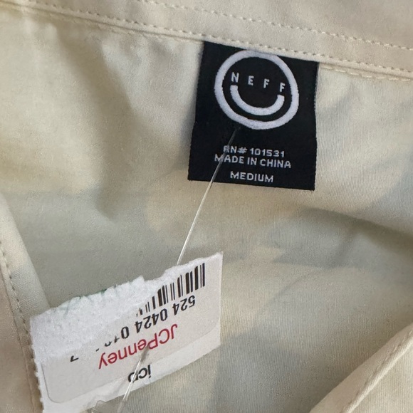 Neff Cream Casual Button Down Shirt - Picture 5 of 10
